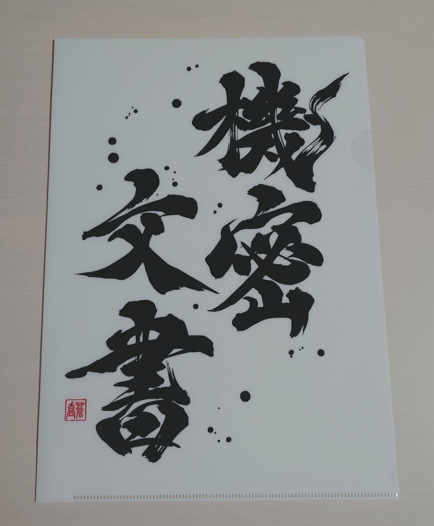 機密文書を入れると目立ってしまうファイル