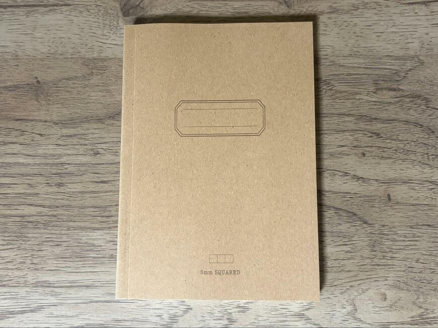 セリア、B6フリーノート 336ページ 5mm方眼罫の画像