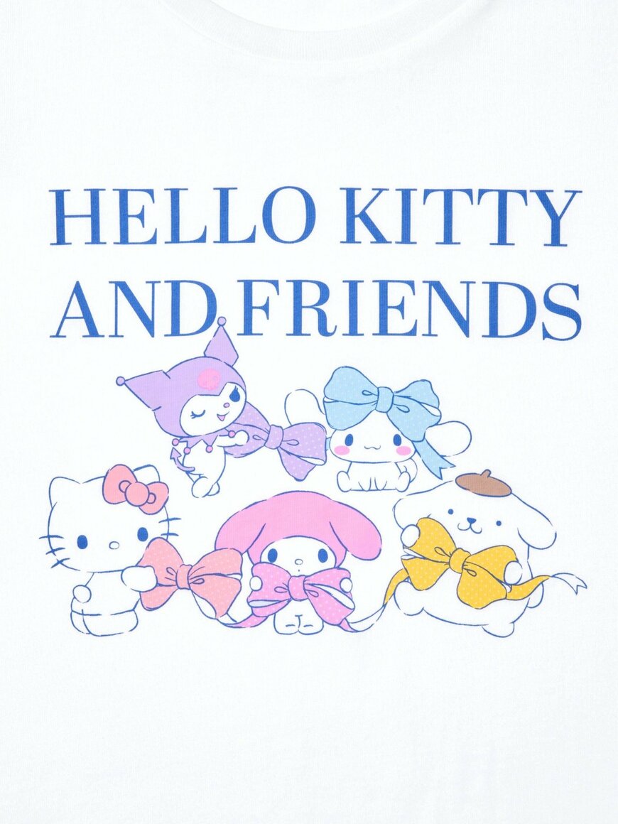 ユニクロ公式 GIRLS サンリオキャラクターズ クロップドUT