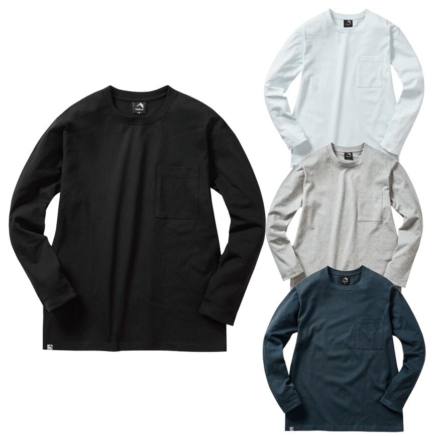 ワークマン公式オンラインストア「ヘビーウエイトコットンオーバーサイズ長袖Tシャツ」