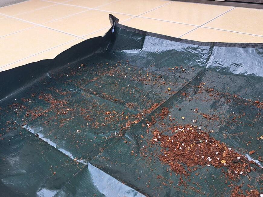 持ち運びできる園芸シート