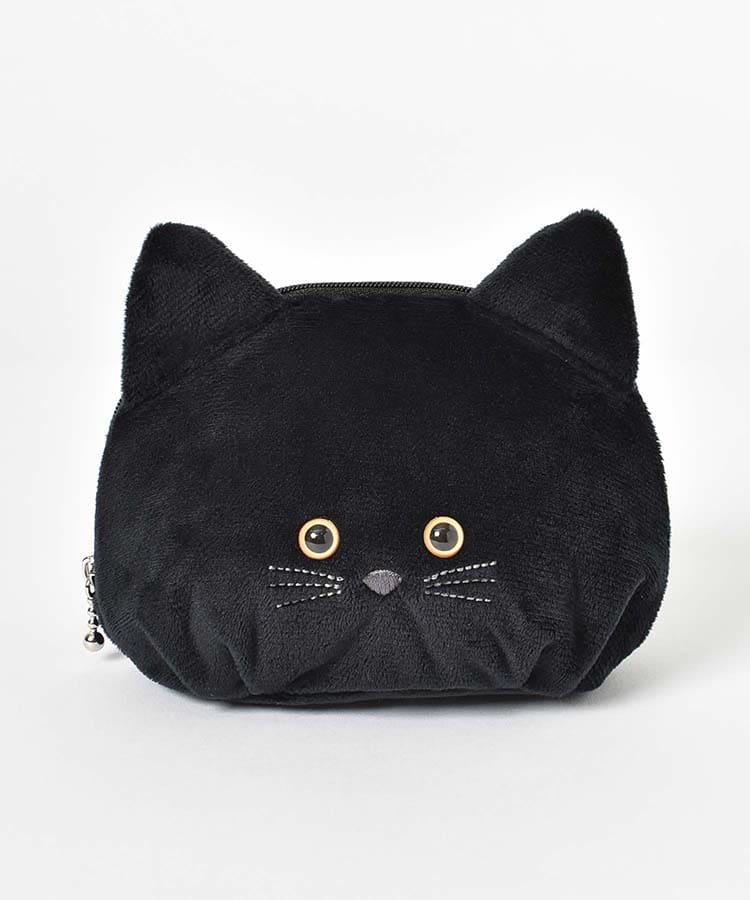 ブルーブルーエ公式　ふんわりキャットポーチ