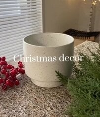 「めっちゃかわいい〜」フラワーベースに人工松枝と赤い実→温かみあふれる〈クリスマスデコ〉に大変身！プチプラでアレンジ自由自在