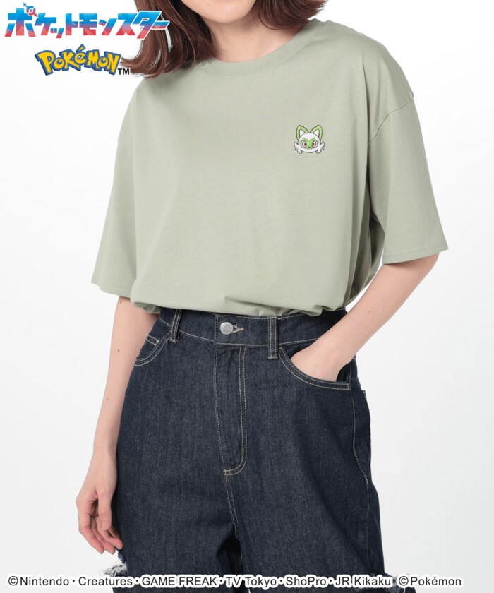ポケモン/ゆるTシャツ(刺繍Tシャツ②)