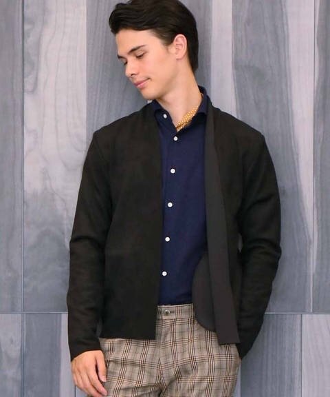 EDIFICE - フェイクスウェードダンボールラップカーデ ¥10,800（税込）