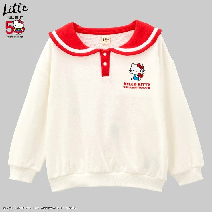 出所：しまむら公式　キッズ トレーナー（110～130cm・LITTC）ハローキティ