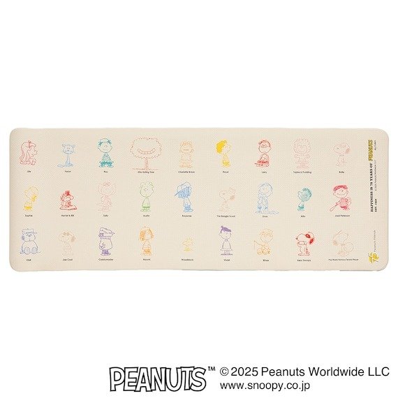 出所：ニトリ公式　【デコホーム商品】ロングマット(120cm オールスター スヌーピー)
