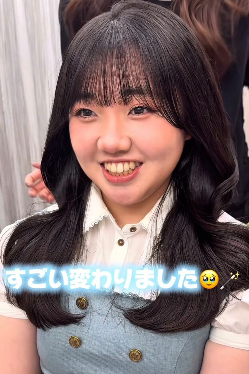 似合わせカットで雰囲気ががらりと変わった女性
