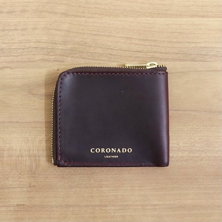 CORONADO LEATHER/ALL LEATER ZIPPER WALLET