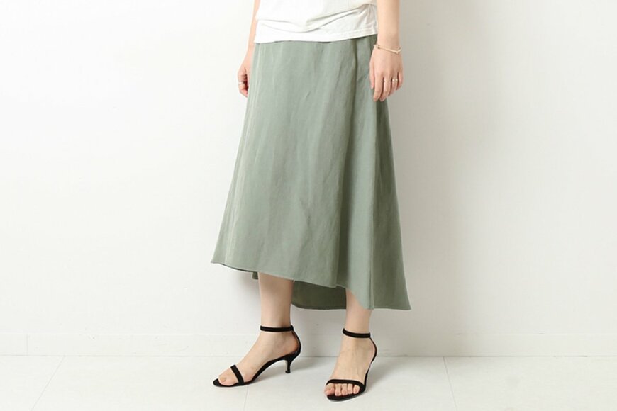 【身長別で比較】女らしさ高まる夏のスカートスタイル