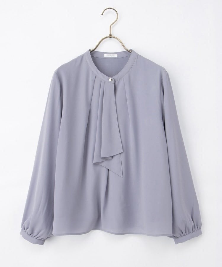 ハニーズ公式 あったか裏地ボウタイブラウス