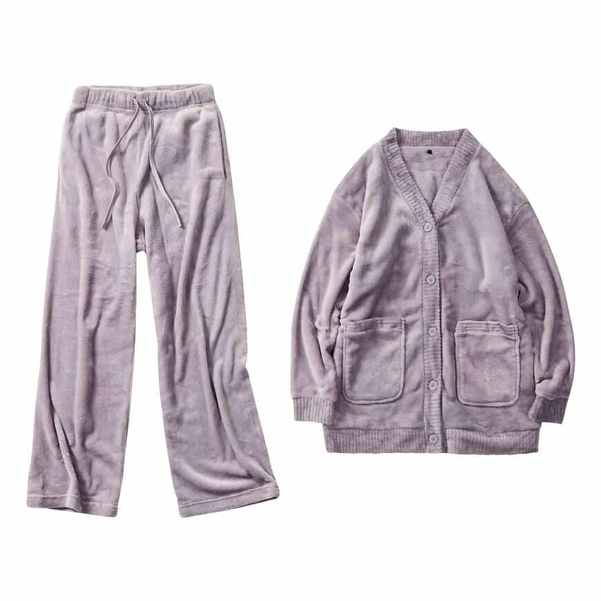 ワークマン公式　レディースシン・ホッとするルームウエアふわふわ　画像