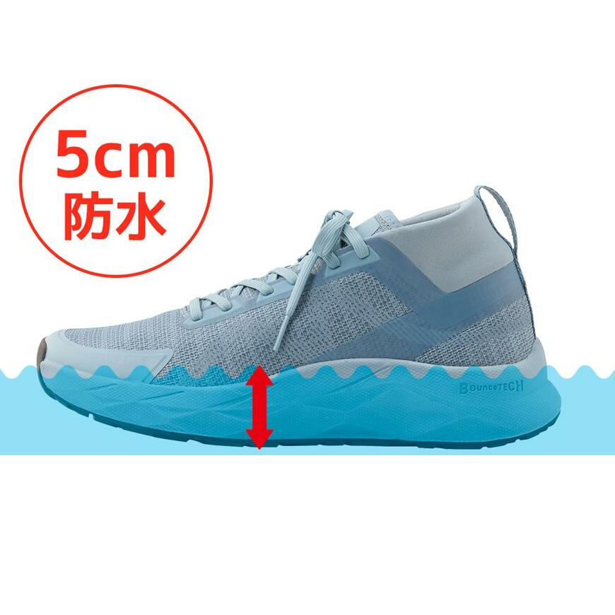 ワークマン、防水シューズハイバウンスレイン画像