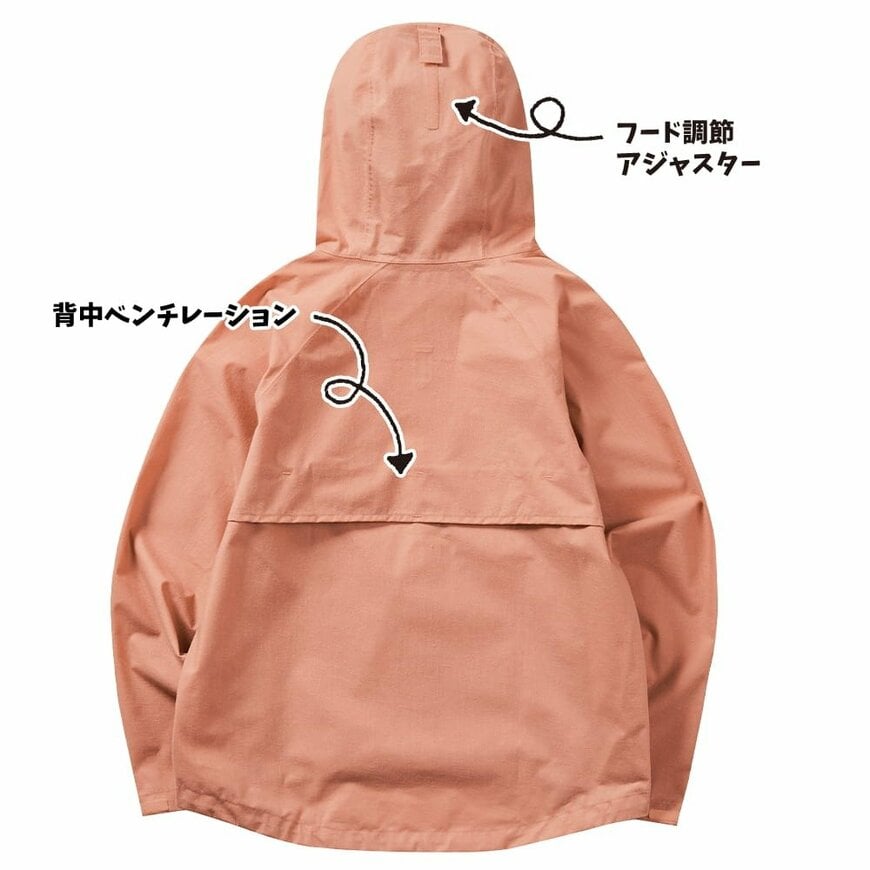 ワークマン公式　フューチャーテックリネンライクレインジャケット