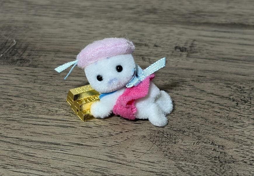 セリア、ぬい用 金塊 6Pの画像