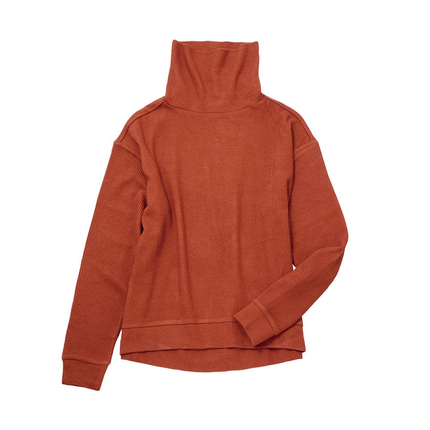 ワークマン公式 レディースハーフミラノリブタートルネック(一枚)