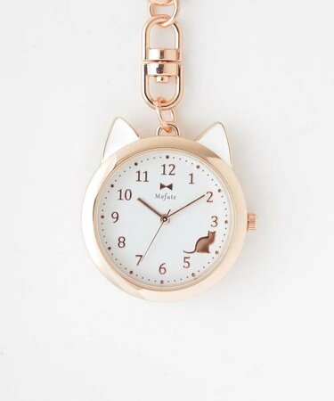 アルベロベロ猫耳ビーズ装飾時計 猫耳つきの時計がハニーズに新登場！2750円の「ケディウォッチ」は、猫