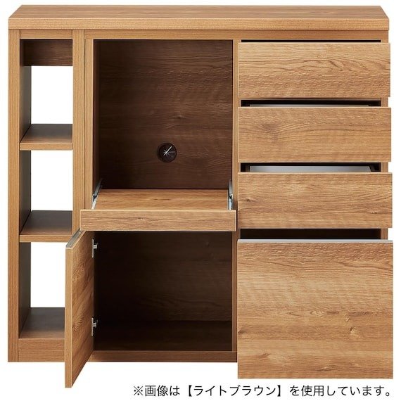 ニトリ、伸縮性カウンター（ライトブラウン）商品画像