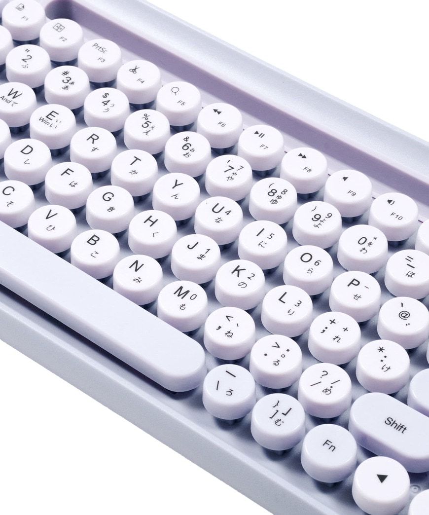 出所：パルグループ公式ファッション通販サイト 3COINS丸型ワイヤレスキーボード