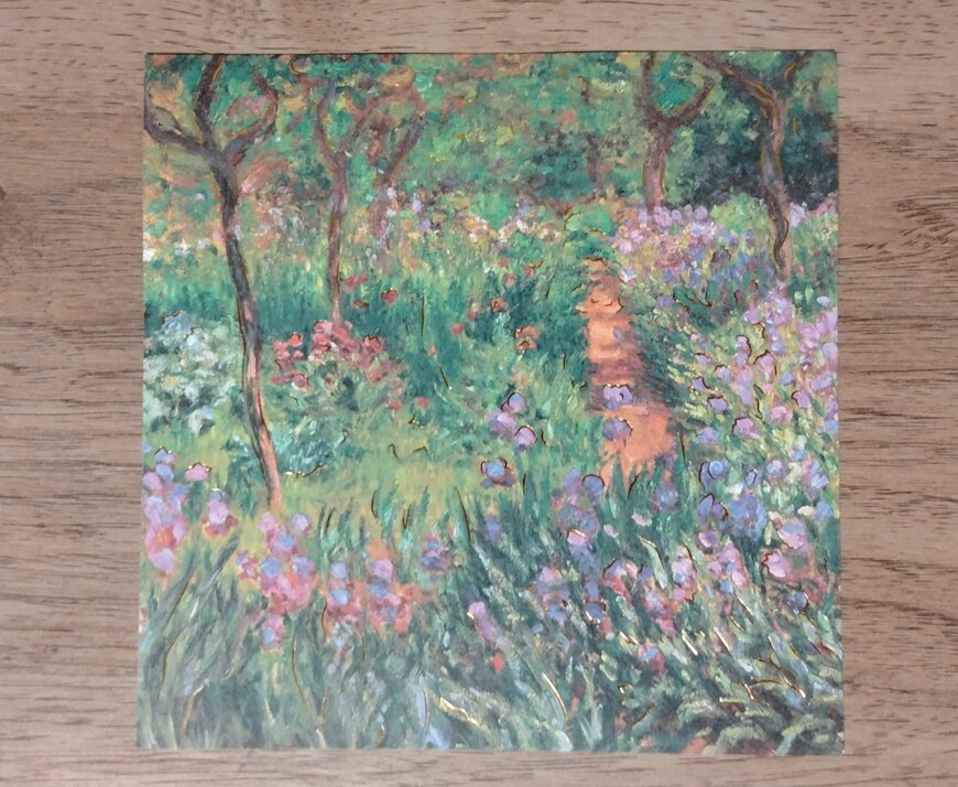 筆者撮影（セリア、デザインペーパー モネ）