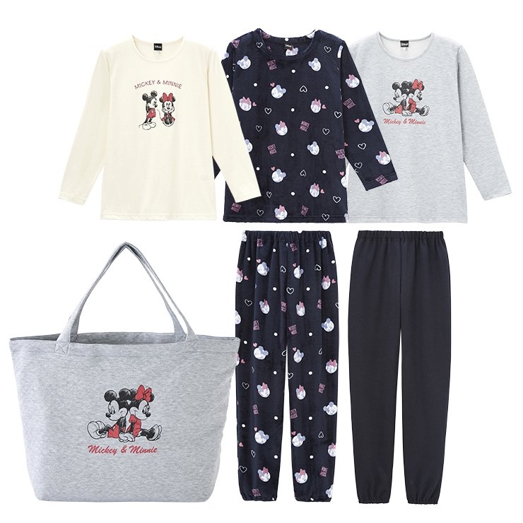 出所：しまむら公式オンラインストア レディース キャラクタールームウェアハッピーバッグ【4点セット】