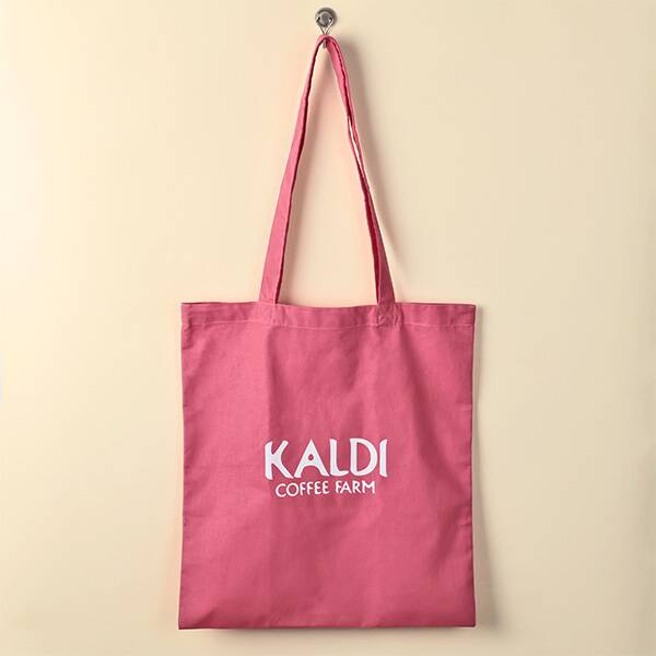 「コットンエコバッグ スモーキーピンク」