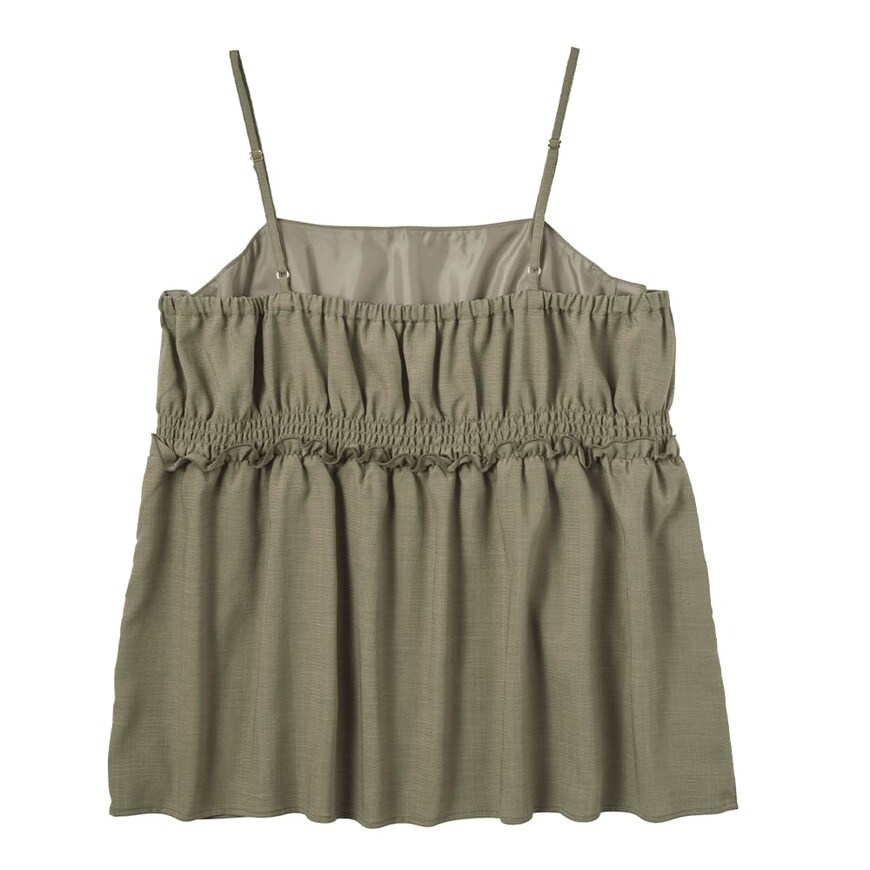 ワークマン公式 レディースリネンライクソロナ(R)キャミビスチェ