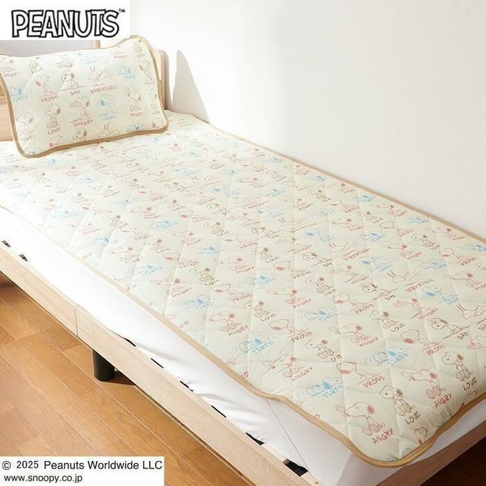 敷きパッド(シングルサイズ・PEANUTS)