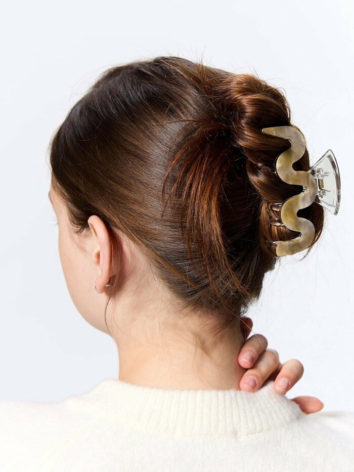 GU公式　​​ウェーブヘアクリップ2P