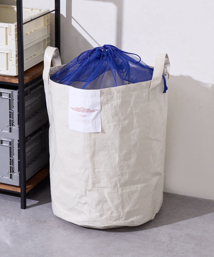 出所：3COINS公式　フレコンラウンドストレージ：L／インダストリアル