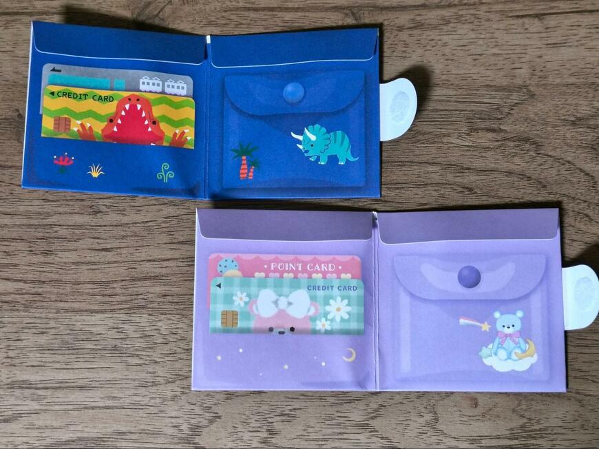 筆者撮影（キャンドゥ、ポチ袋 3枚 おさいふ型）