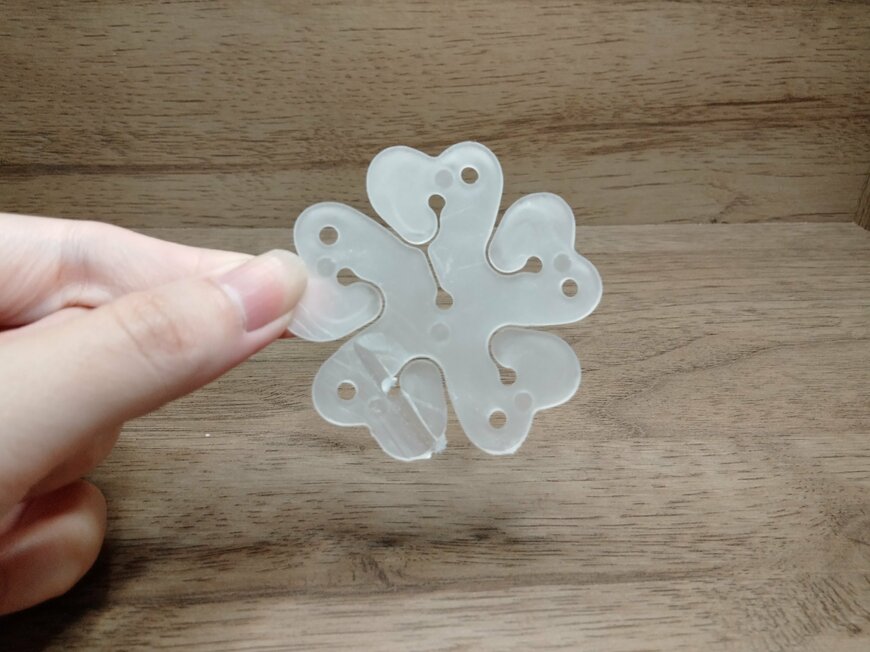 筆者撮影（セリア、フラワーバルーンクリップ）