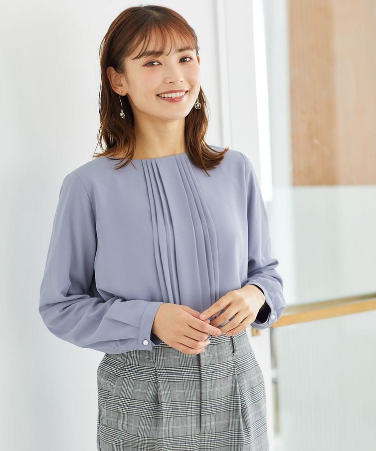 出所：ハニーズ公式通販 あったか裏地ブラウス