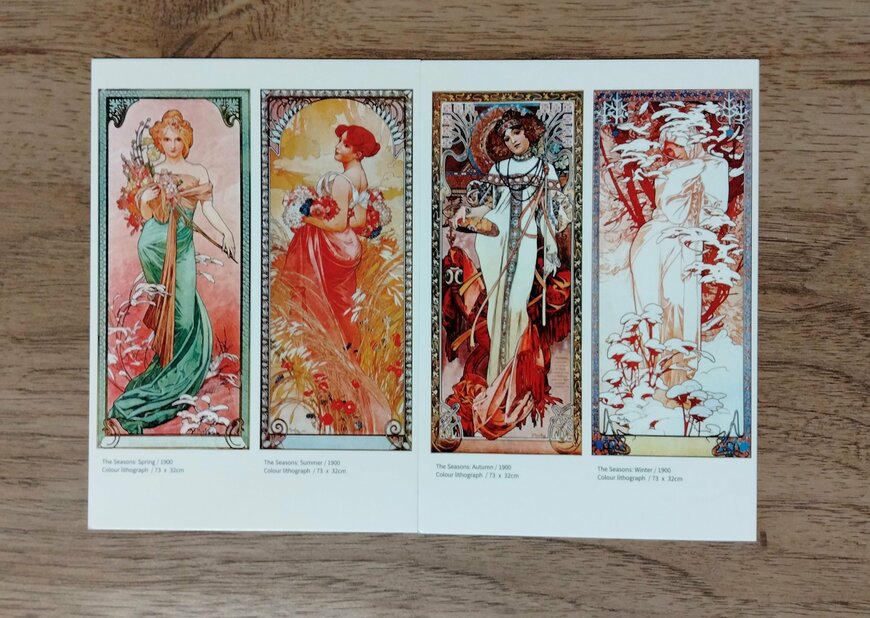 筆者撮影（SHEIN、30枚 人物グラフィック ポストカード）