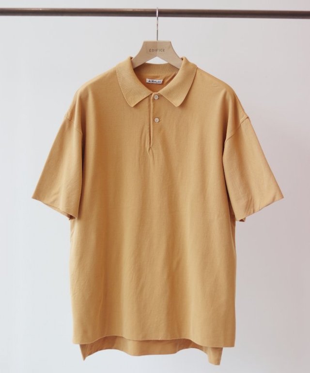 AURALEE×EDIFICEハイゲージピケダブルクロス別注ポロシャツ ¥15,120（税込）