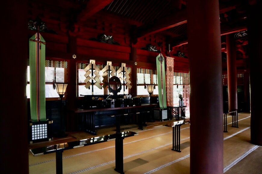 画像出所：大拝殿 内観（筆者撮影）
