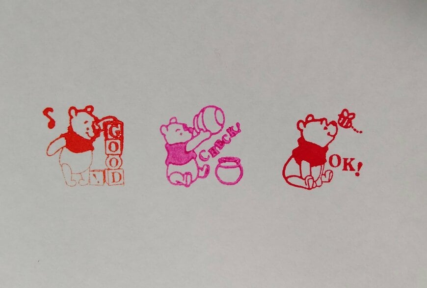 筆者撮影（ダイソー、3段式スタンプ）