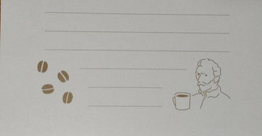 筆者撮影（セリア、便箋 ゴッホ）