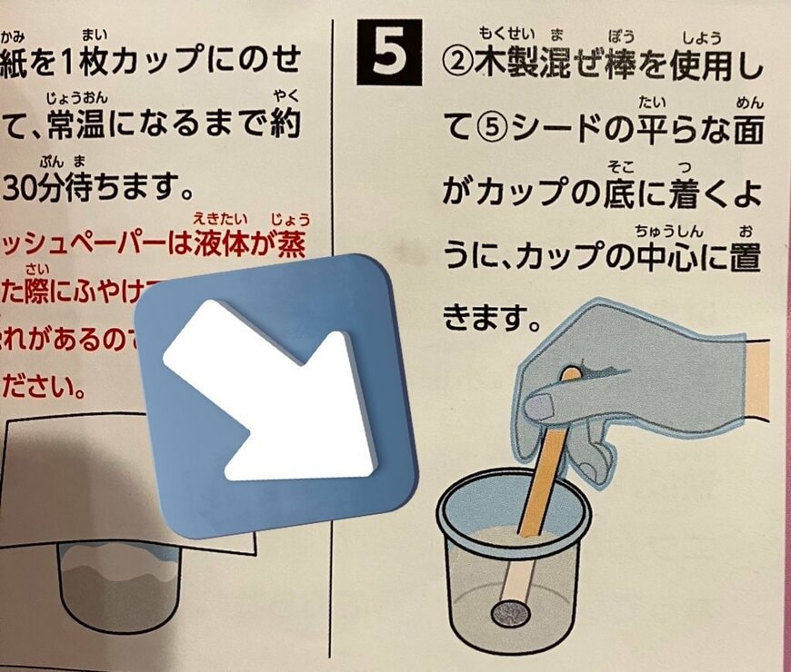 クリスタル育成キットの説明