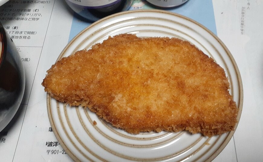 埼玉県の形にそっくりなトンカツ