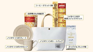 予約はじまってるよ【コメダの福袋2022】「ノリタケ食器コラボ