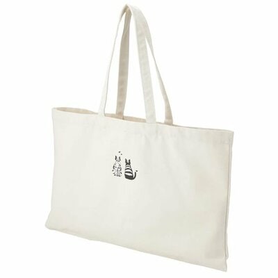 ニトリ公式通販ニトリネット ペア猫トートバッグ(Lサイズ ベージュ)商品画像