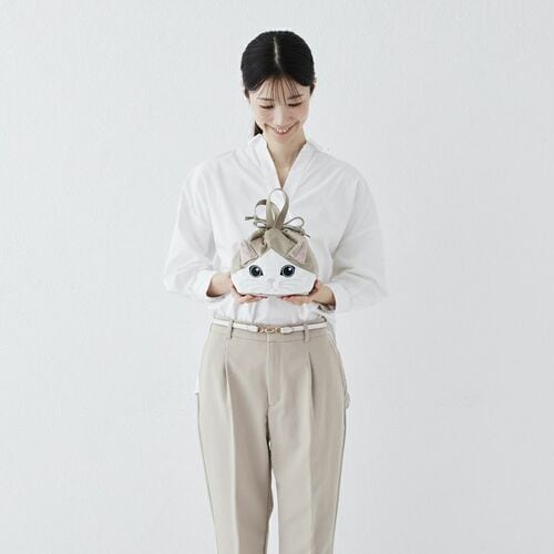 紀ノ国屋　保冷巾着（猫）