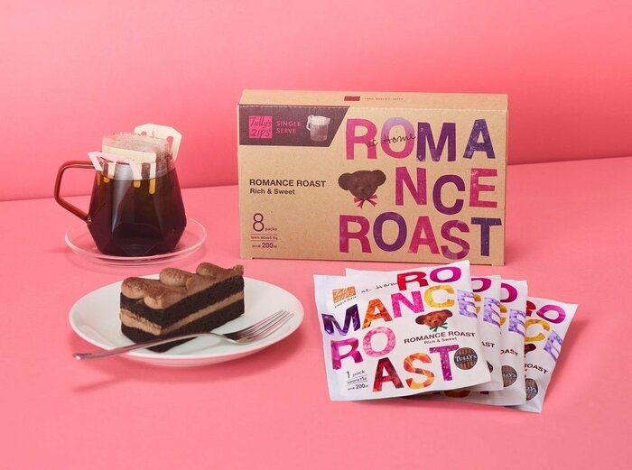 「タリーズジップス シングルサーブ タリーズロマンスロースト〔フルボディ〕」