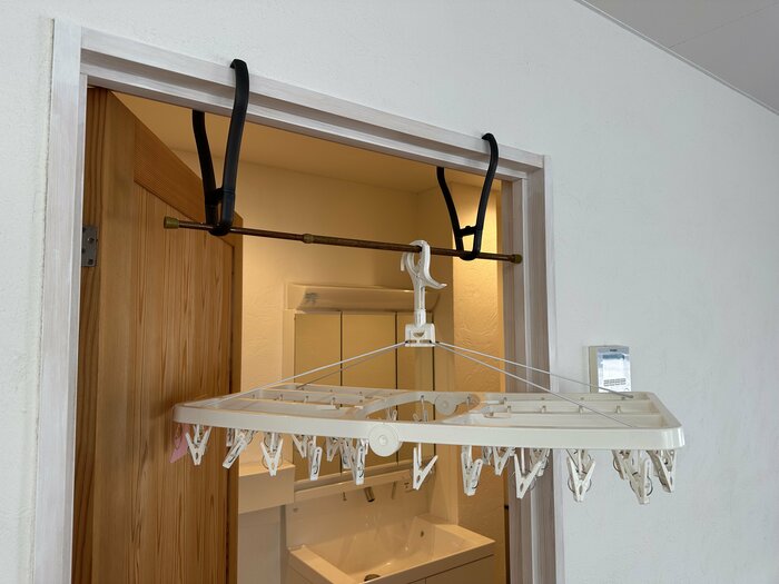 2個並べてポールを通せばさらにスペース拡大!