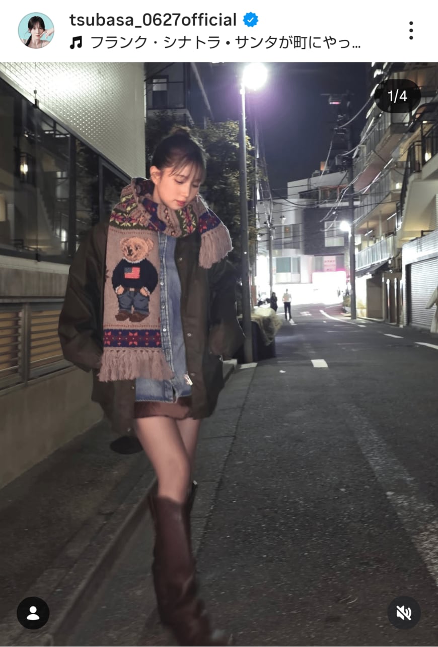 出所：本田翼のInstagram（＠tsubasa_0627official）参照日：2025年12月9日