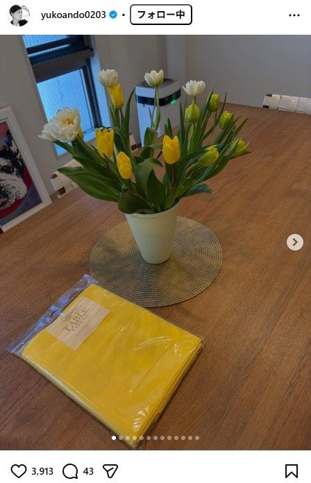 出所：安藤優子のInstagram（＠yukoando0203） 参照日：2026年3月16日