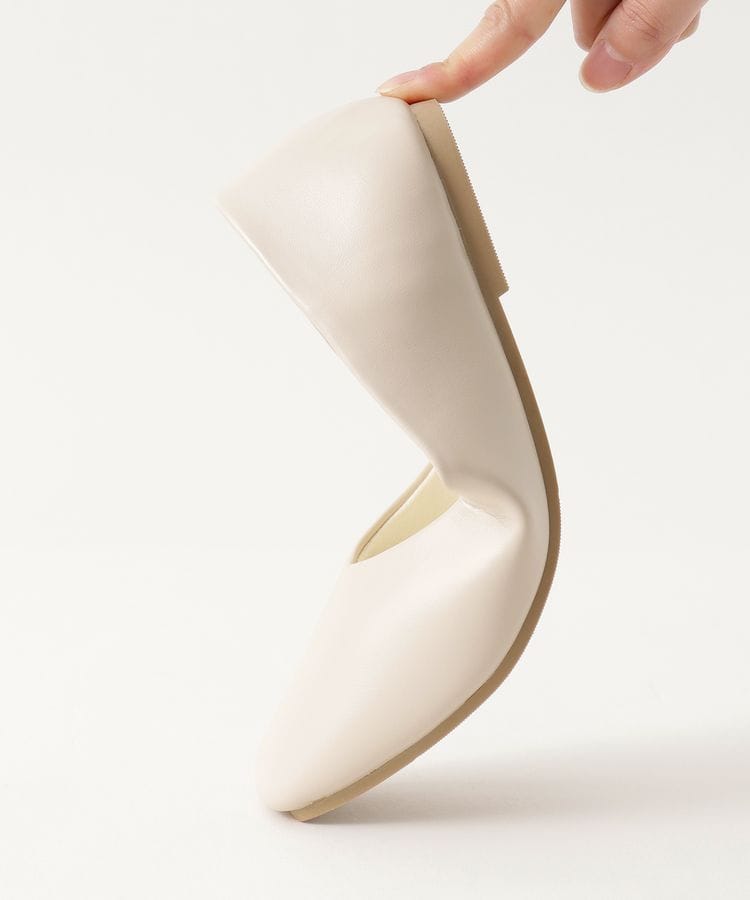 出所：ハニーズ公式通販　やわらかスクエアトゥパンプス