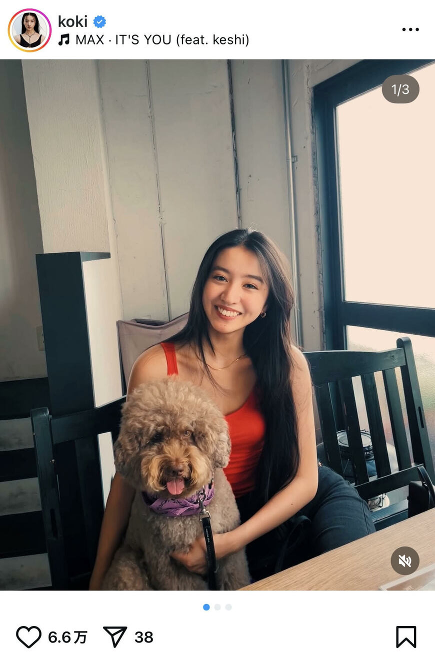 出所：Kōki,のInstagram（＠koki）参照日：2025年7月25日
