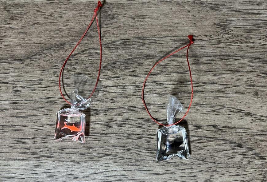 筆者撮影（セリア、金魚パーツ）